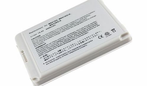 [14.4V, 4400mAh, Li-ion] Replacement Laptop/Notebook/Computer Battery for APPLE iBook G4 14-inch: M9628, M9628*/a, M9628ch/a, M9628f/a, M9628j/a, M9628ll/a, M9628x/a, M9628zh/a